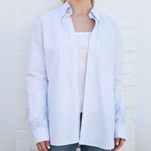 Brandy Melville Striped Button Down Top